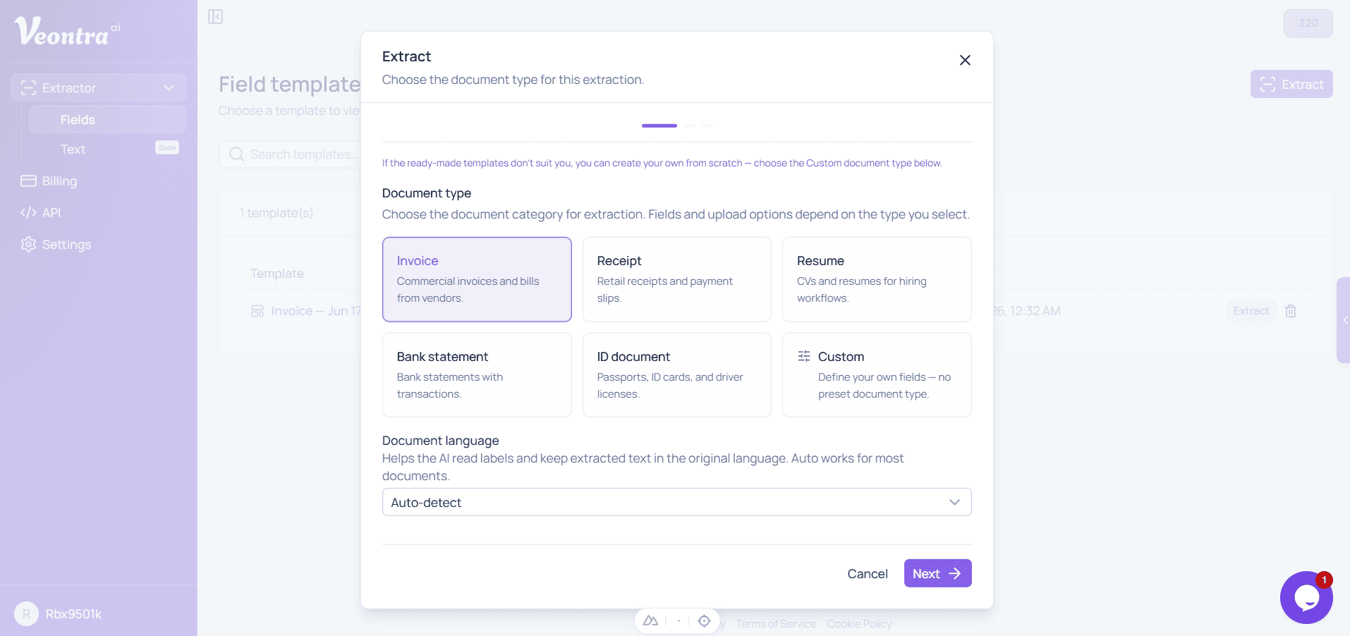 Creating templates